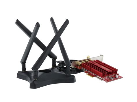 Refurbished: ASUS PCE-AC88 AC3100 Dual Band PCIe Wi-Fi Adapter with ...