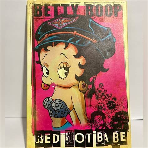 Betty Boop Accents Betty Boop Red Hot Babe Canvas Wall Art Poshmark