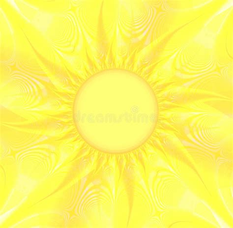 Fundo Amarelo Ensolarado Ilustra O Stock Ilustra O De Fractal