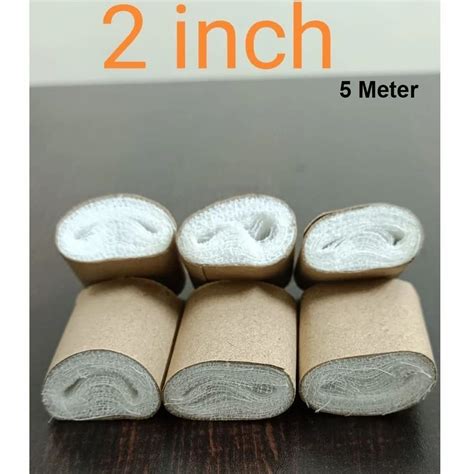 White Short Stretch Compression Inch Cotton Bandage Roll For Hospital