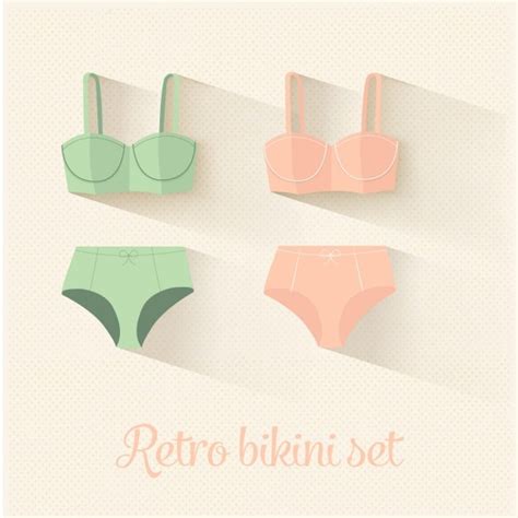 Free Vector Bikini Set