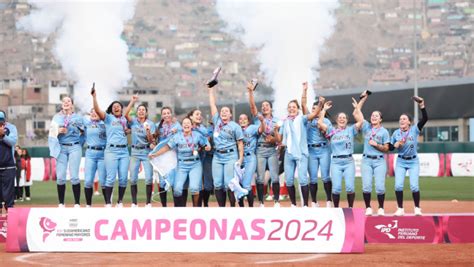 Fue un éxito Sudamericano Femenino de Mayores de Softbol Lima 2024