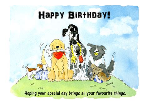 Dog Lover Happy Birthday Dogs Birthday Pwl