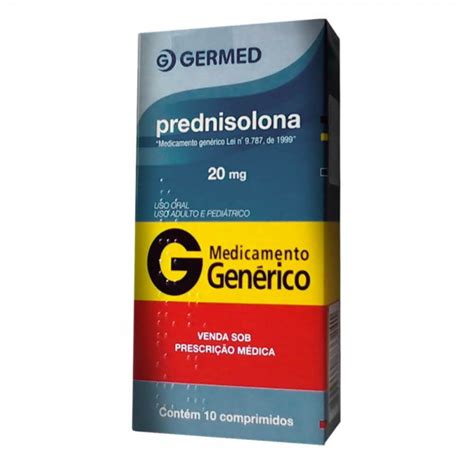 Prednisolona Tira O Sono - Prednisolona 20mg 10 Comprimidos (germed)