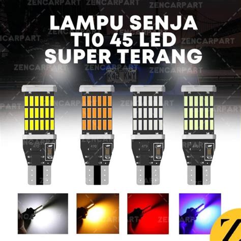 Jual Lampu LED T10 45 LED T15 Senja Sein Mundur 45 Titik Mata SMD