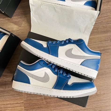 Jordan 1 Low True Blue Air Jordan 1 Low True Blue 553558 412