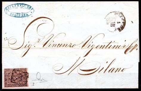 Italian Ancient States Parma 1859 15 Cents On Letter To Catawiki