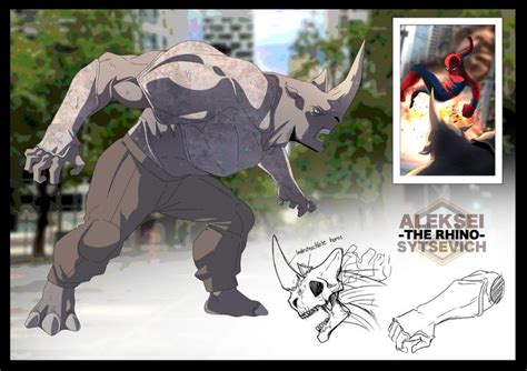 Earth Spider Man The Rhino By Ducklordethan On Deviantart