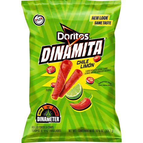 Doritos Dinamita Chile Limon Flavored Rolled Tortilla Chips