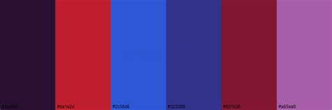 Red Blue Color Palettes - Aesthetic Color Palette