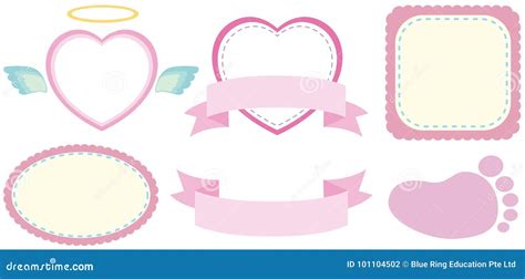 Label design in pink color stock vector. Illustration of background ...