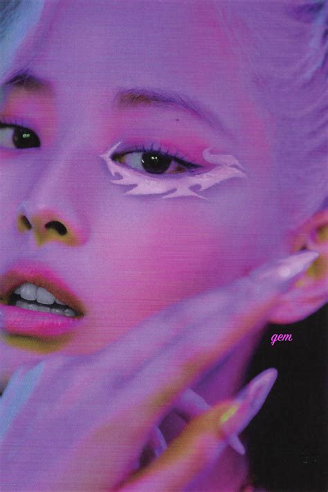 Scan Jennie Blackpink Hylt Special Edition Black Pink Photo