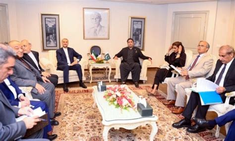 Fm Bilawal Iranian Counterpart Discuss Bilateral Ties Khaama Press