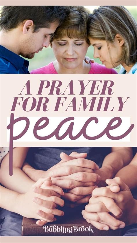 A prayer for peace in the family – Artofit