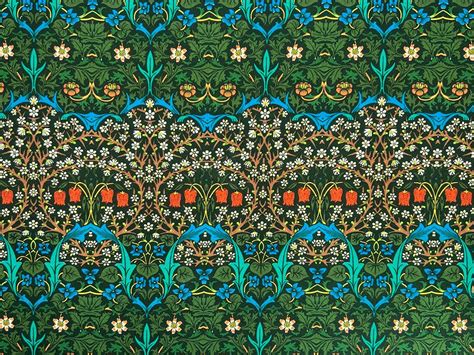 William Morris Tulip Cotton Percale Print