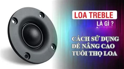 Loa treble là gì Hướng dẫn cách sử dụng nâng cao tuổi thọ loa treble