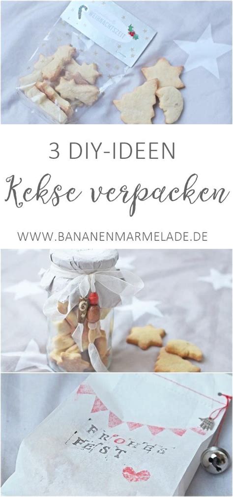 Basteln Kekse Kreativ Verpacken DIYmas BANANENMARMELADE