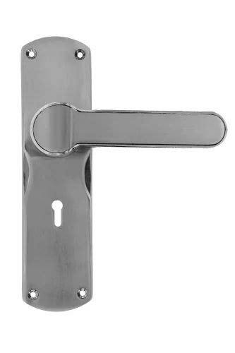 Sanda Home Decor Zinc Mortice Handle Silver Satin Finish Interior Door At Rs 1350piece In Aligarh