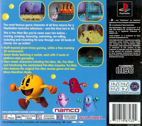 Pac Man World Game Boy Advance Box Cover Art Mobygames