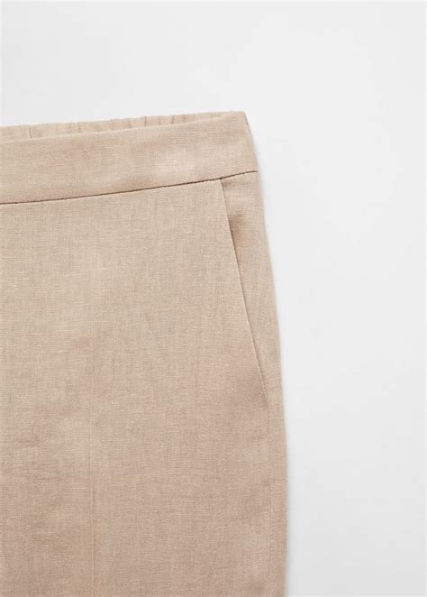 100 Linen Pants Women Mango Usa