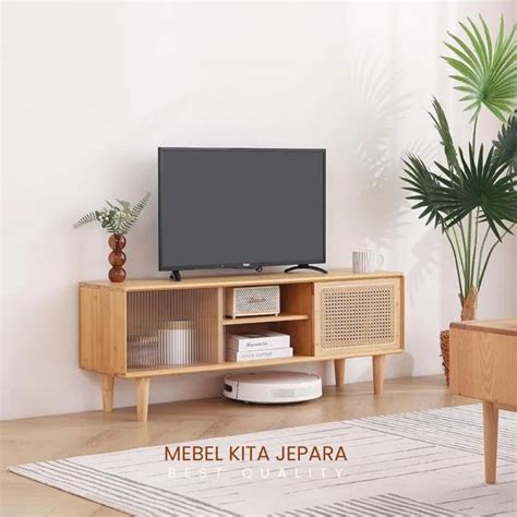 Jual Bufet Tv Aesthetic Terbaru Meja Tv Vintage Retro Rak Tempat Tv