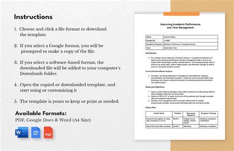 Development Plan Template in Word, PDF, Google Docs - Download ...