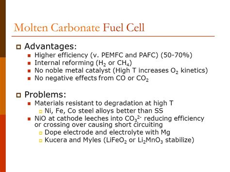 Fuel Cells Fundamentals Types And Fuel Storage Carly Reed Ppt