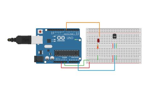 Circuit Design Temperatura Tinkercad