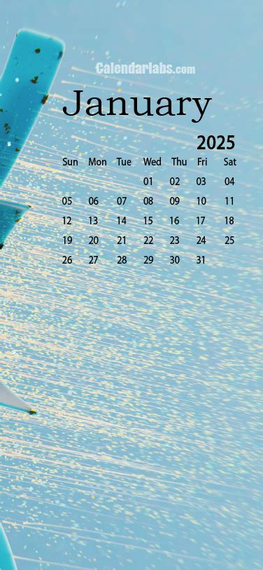 January 2025 Desktop Wallpaper Calendar - CalendarLabs