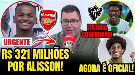 Itatiaia Confirma Alisson De Sa Da Para Europa Vargas Urgente E