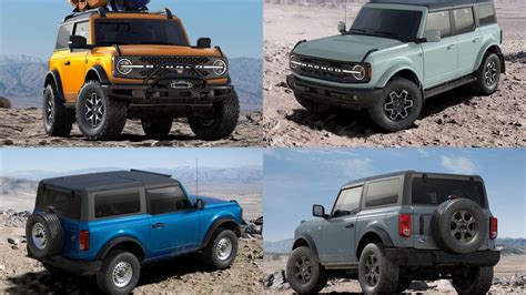 2023 Ford Bronco Choosing The Right Trim Autotrader 44 Off