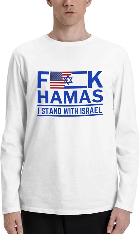 Amazon F Hamas Fuck Hamas Shirt Long Sleeve Mens I Stand With