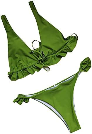 VijTIAN Difine Badeanzug Damen Bikini Push Up High Cut Bikini Set