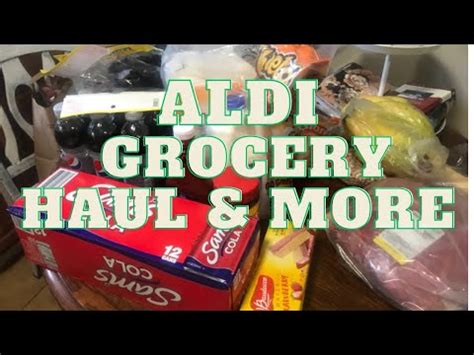 Day Out With Me Aldi Grocery Haul Walmart Hobby Lobby Haul YouTube