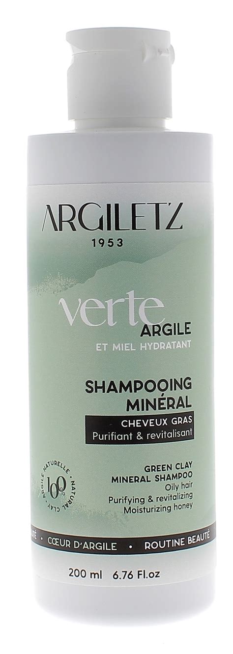 Shampooing Argile Verte Cheveux Gras Bio Argiletz Soin Cheveux Gras