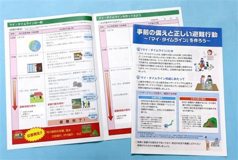 災害時に逃げ遅れない！「いつ、何をする」かチェックして！ 「マイ・タイムライン」の作成を新潟上越市が呼びかけ 新潟日報デジタルプラス