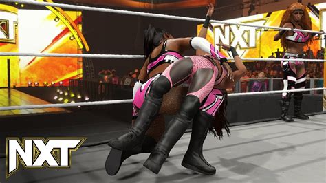 Wwe K Nxt Jakara Jackson And Lash Legend Vs Kayden And Katana