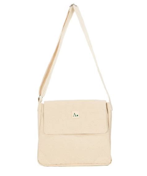 Musinsa Abon Fabric Cotton Crossbody Bag Ivory