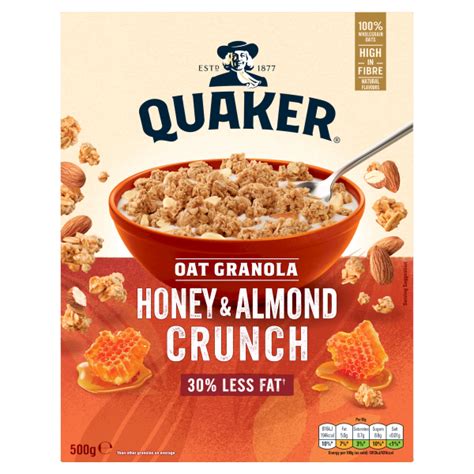 Quaker Oat Honey And Almond Granola 500g We Get Any Stock