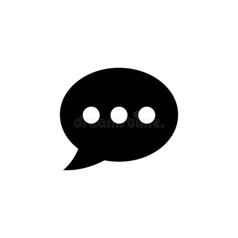 Chat Icon Speech Bubble Icon Comment Icon Vector Message Contact