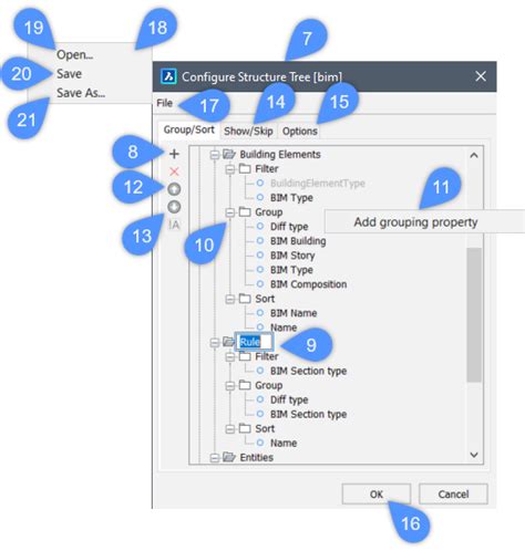 Structure Browser Bricscad Bim Bricsys Help Center