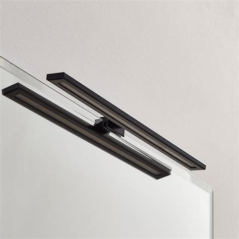 LED Spiegelleuchte Espelho Bad 40 Cm Schwarz Lampenwelt De