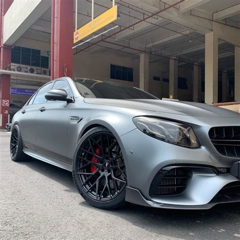 Mercedes Benz E S Amg W Grey Bc Forged Hca Wheel Front