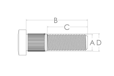 Wheel Stud Bolttrailer Wheel Studs And Nutstractor Wheel Studs