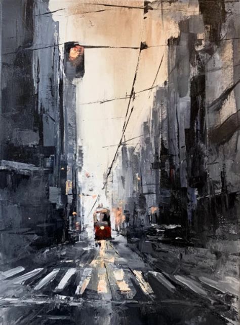 Lone Traveler - Original Painting | Dimitri Sirenko Art