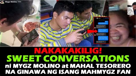 Nakakakilig Sweet Conversations Ni Mygz Molino At Mahal Tesorero Na