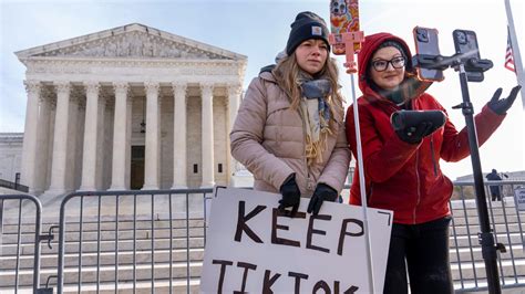 Supreme Court Upholds Law Banning TikTok If Its Not Sold By Chinese