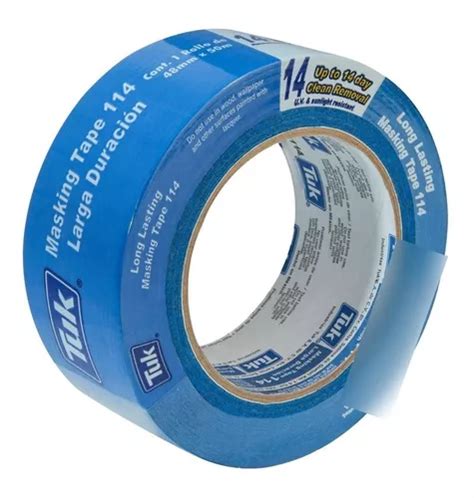 Cinta Masking Tape Azul Pulg X M Larga Duraci N Tuk Mercadolibre