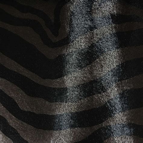 Wild Chester Zebra Print Vinyl Faux Leather Upholstery Fabric By The