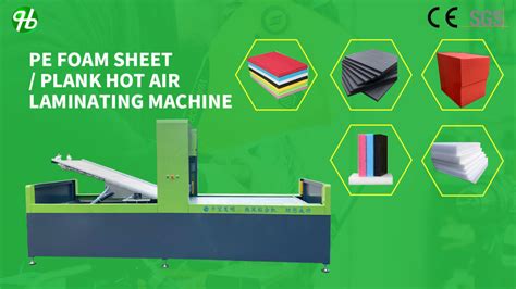 Polyethylene Foam Sheet Bonding Machine Full CNC Hot Air Foam Roll Laminating Machine China